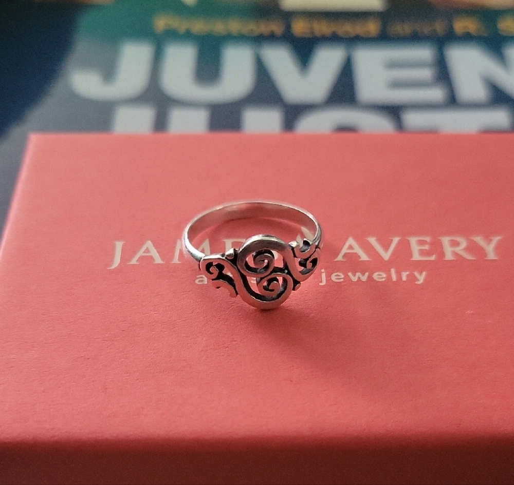 James Avery Intricate Silver Ring